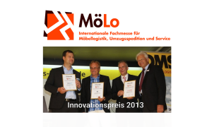 Innovationspreis 2013 für den Tourenplaner für Umzugsfirmen